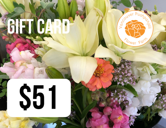 Vancouver Pushpanjali Flower Farm Gift Card