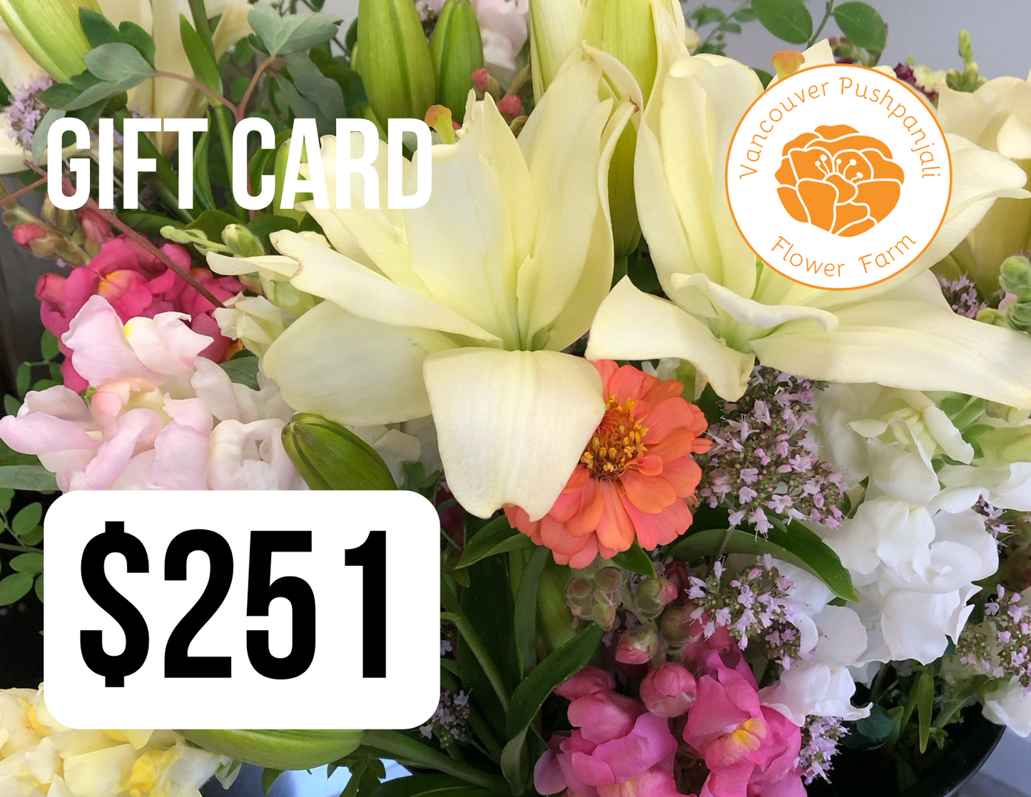 Vancouver Pushpanjali Flower Farm Gift Card